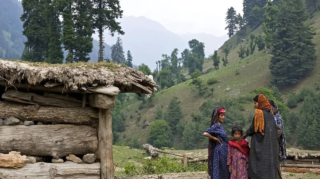 Tensions rise in Jammu & Kashmir as Gujjar tribals clash with forest officials over a nursery project, fearing displacement. [Image via The Express Tribune]