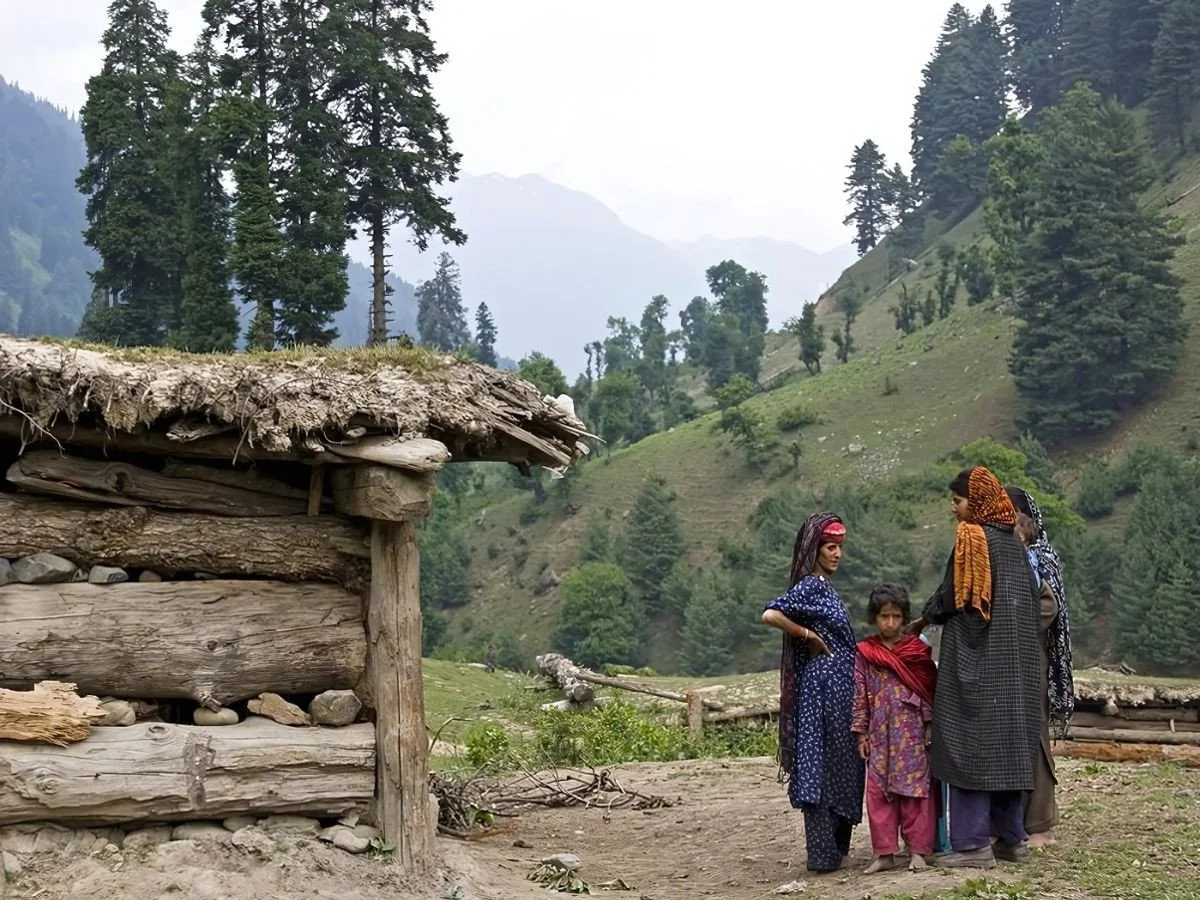 Tensions rise in Jammu & Kashmir as Gujjar tribals clash with forest officials over a nursery project, fearing displacement. [Image via The Express Tribune]