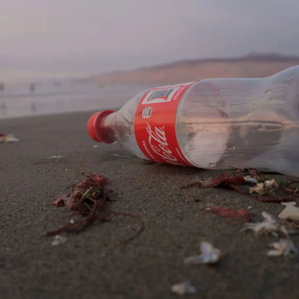 Coca-Cola's plastic waste may hit 602m kg yearly by 2030. Oceana urges a shift to reusable packaging to cut pollution. [Photograph: Maria Mendiola/Surfers Against Sewage/PA]
