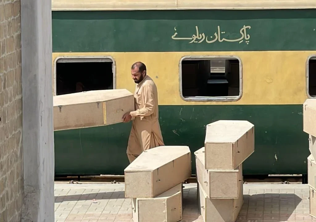 Jaffar Express attack in Pakistan kills 64; UNSC, OIC condemn terrorism as Islamabad vows justice and tightens security. [Image via BBC]