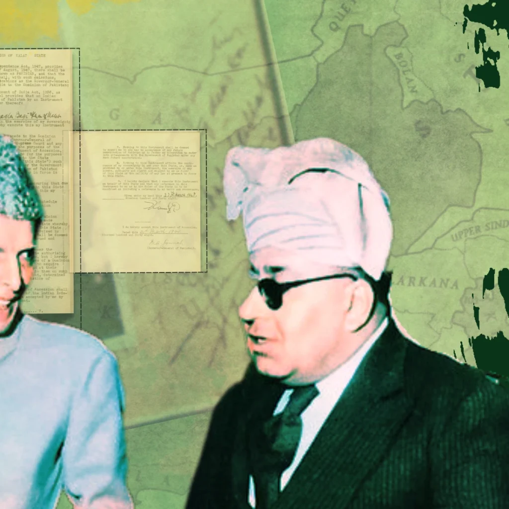 Accession, terrorism, geopolitics. The real story of the ‘Black Day’ of Balochistan goes beyond what we’re told! Let’s explore. [Image via SAT Creatives]