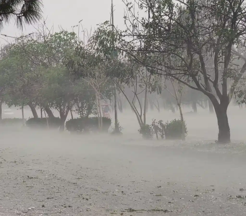 A sudden hailstorm wreaked havoc in Islamabad, damaging vehicles, solar panels, and property as extreme weather grips Pakistan's capital.