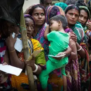 Rohingya Refugees in a camp