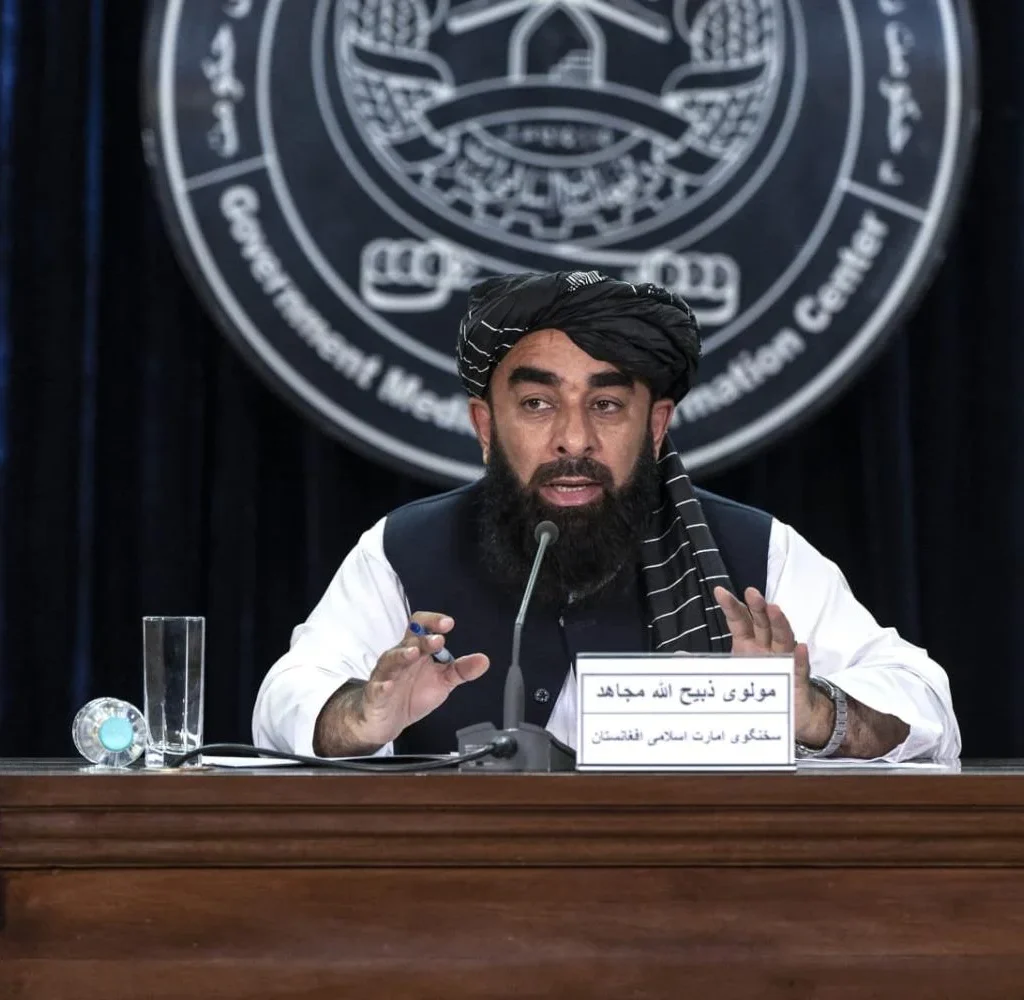 A sharp critique of Zabihullah Mujahid’s recent evasive remarks on the TTP, exposing Taliban hypocrisy and Afghan complicity in cross-border militancy.