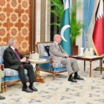 PM Shehbaz meets Qatar’s Emir in Doha, reaffirming strong ties and advancing strategic economic cooperation.