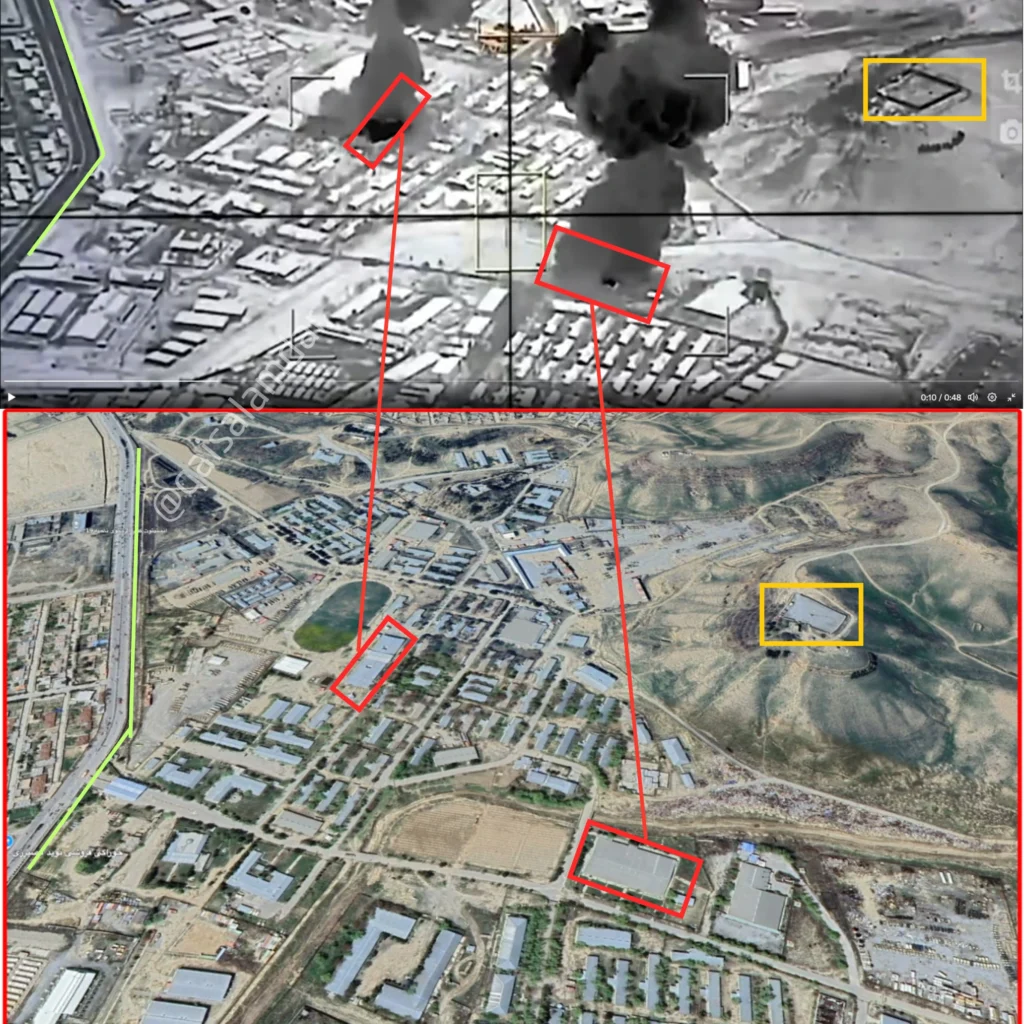 location of Pakistani air strikes in Kabul