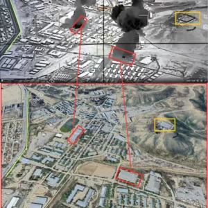 location of Pakistani air strikes in Kabul