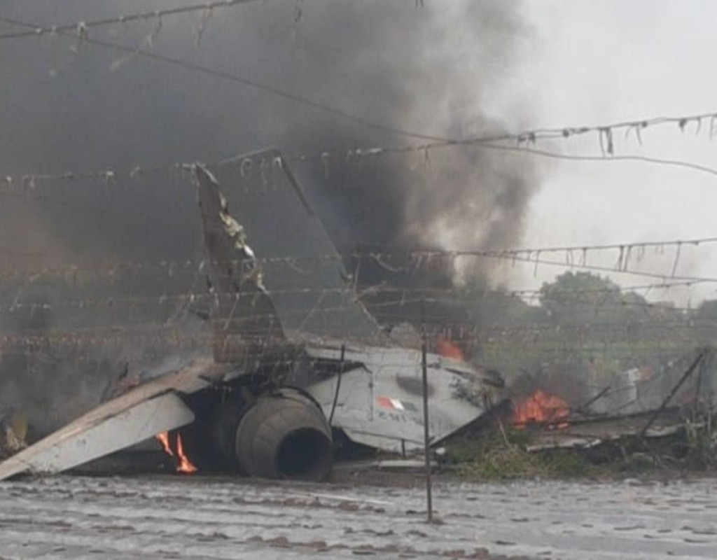 Representative image of a crashed Su-30