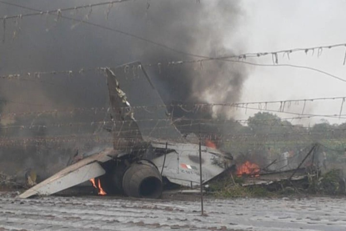 Representative image of a crashed Su-30