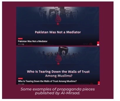 Al-Mirsad spreads propaganda against Pakistan
