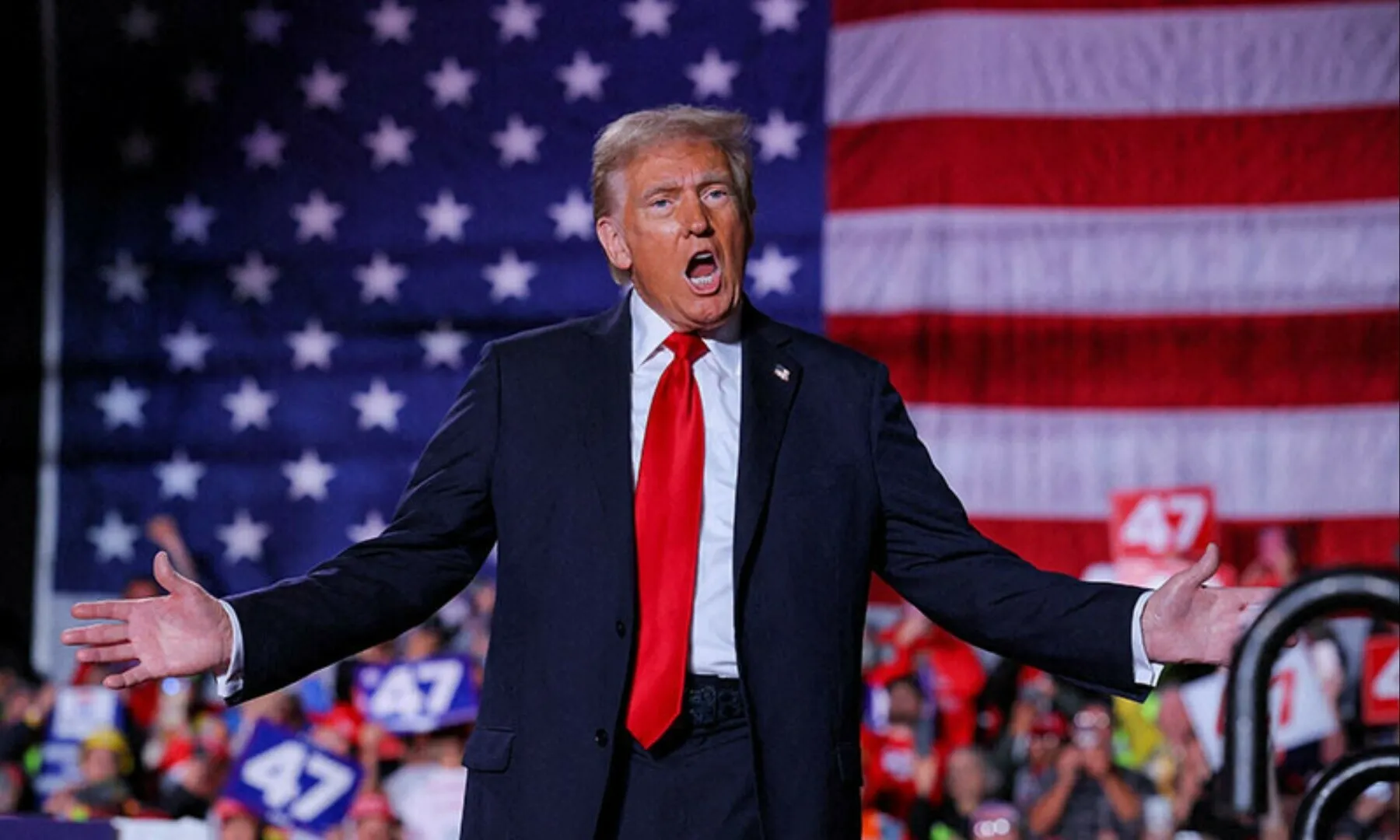 Trump became the third US president