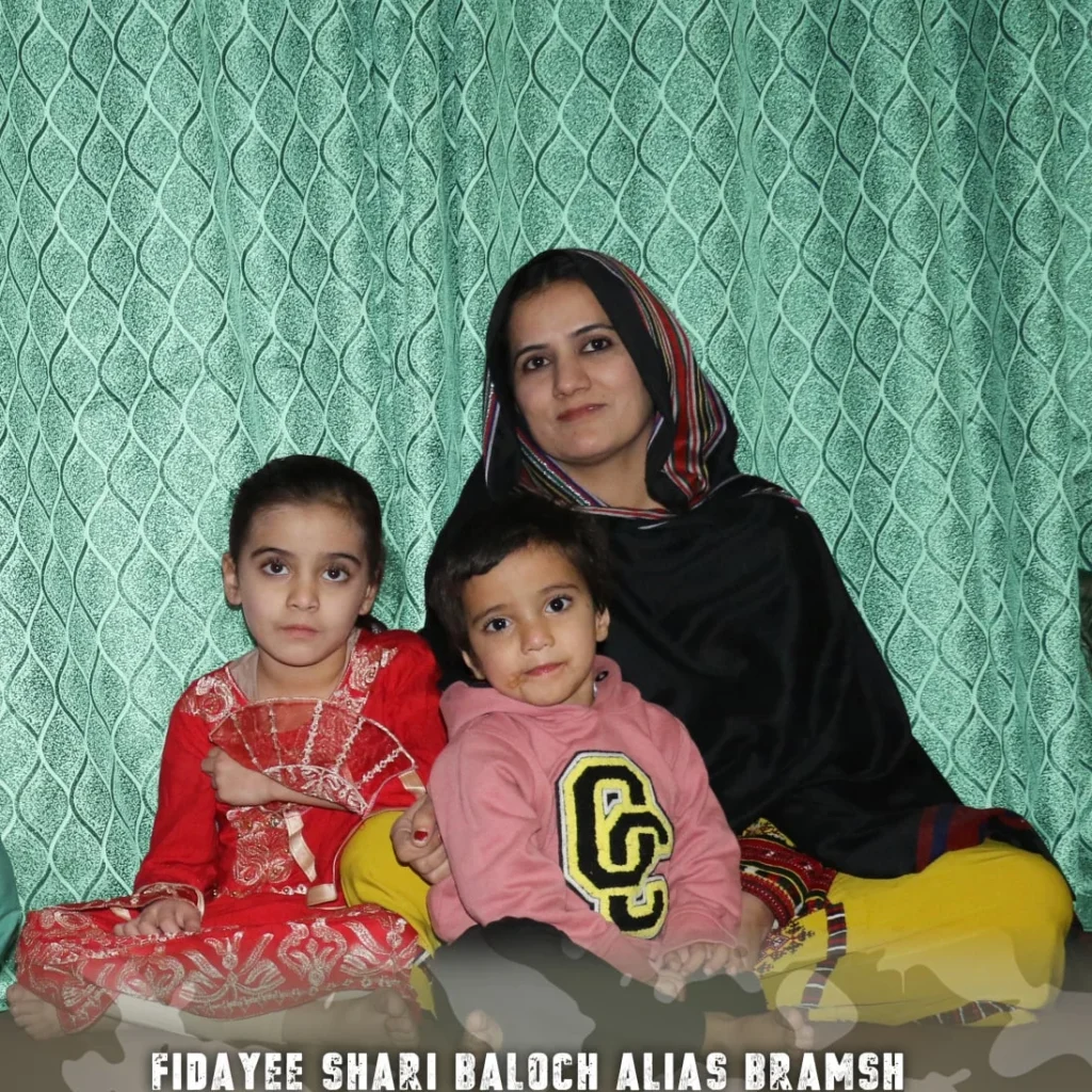 : Shari Baloch (alias Bramsh), the first female suicide bomber of the Baloch Liberation Army (BLA) Majeed Brigade.