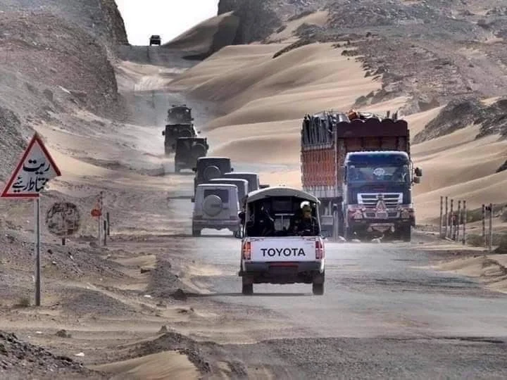 The N40 Quetta-Taftan highway, an arterial road that handles all supply routes to Iran and the Saindak and Reko Diq projects