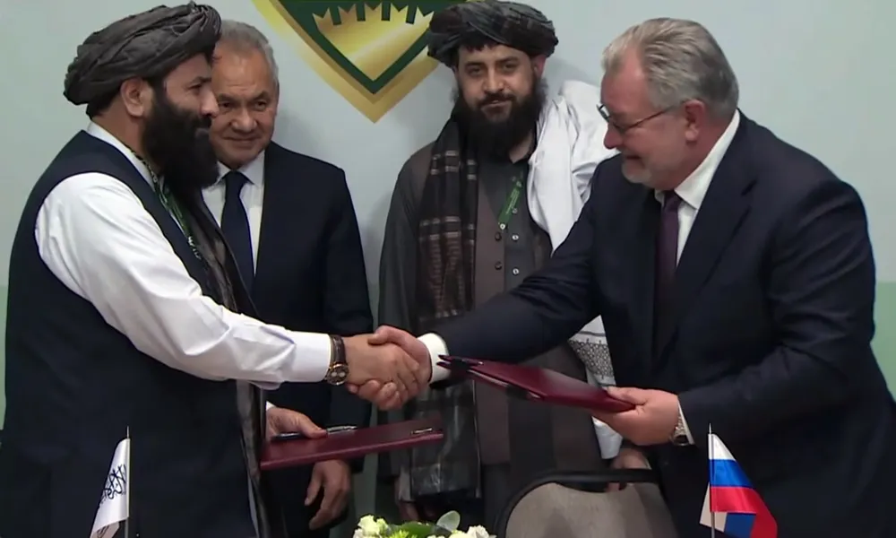 Afghanistan and Russia signed a military-technical cooperation agreement during the International Security Forum held in the Moscow region