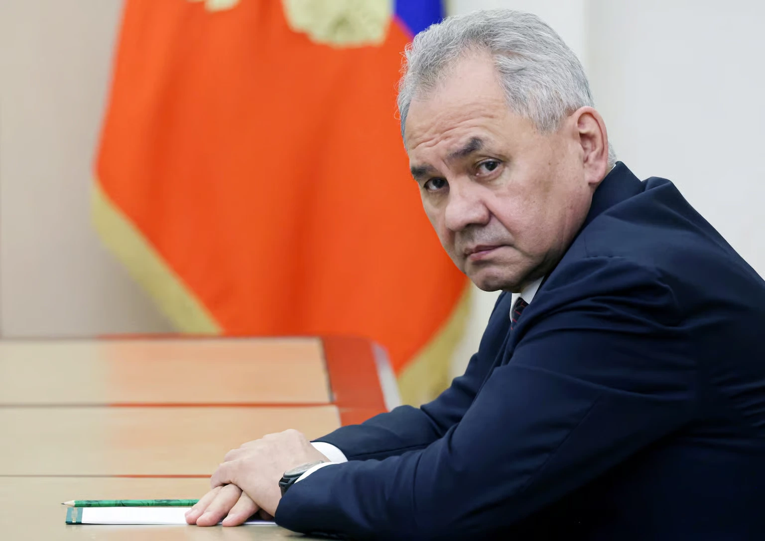 Russian Security Council Secretary Sergei Shoigu addresses SCO officials in Bishkek while warning against renewed foreign military infrastructure in Afghanistan.