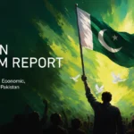 Pakistan Freedom Report 2026 cover, published by MISHAL Pakistan and the Institute of Strategic Studies Islamabad, assessing political, civil, economic, and digital freedoms in Pakistan.