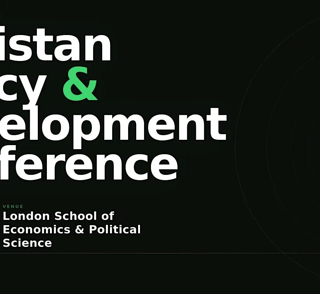 A poster of the Pakistan Policy and Development Conference 2026, which is scheduled to take place on 6 June 2026