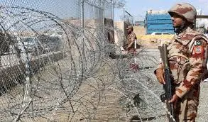 Pakistani security forces personnel at a post near the Afghanistan border representing counter-terrorism operations against cross-border attacks