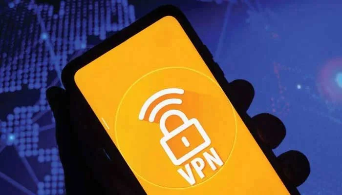 An illustration depicting a smartphone with a display reading VPN. [Courtesy: Reuters/File].