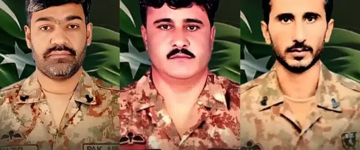 Three soldiers martyred, 19 terrorists killed in Khyber Pakhtunkhwa during military operations on Tuesday, says ISPR. [Image via ISPR]