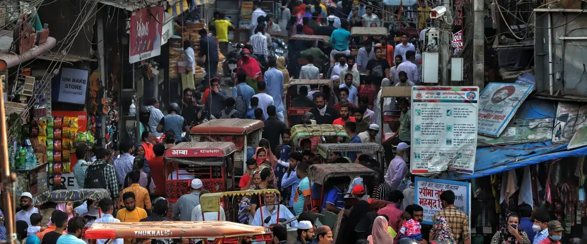 India faces diverse challenges beyond economics, including imminent overtaking of China as the world's most populous nation [Getty Images].