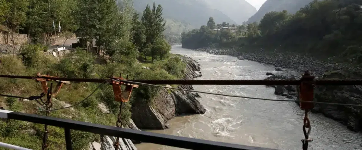Jammu & Kashmir: The Neelam River flows between Pakistan and India administered Kashmir in Teetwal [Reuters].