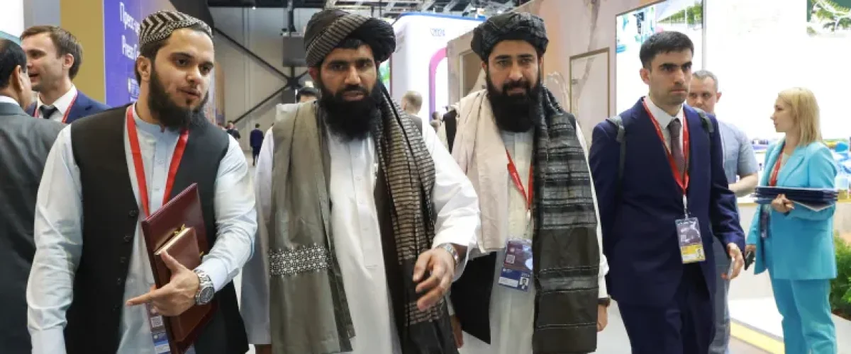 Russia suspends terrorist designation of Taliban after 20 years, aiming to boost ties with Afghanistan’s de facto rulers. [Image via Reuters]