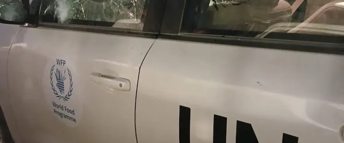 WFP halts operations in Gaza after Israeli gunfire strikes their vehicle near a checkpoint, despite secured clearance.