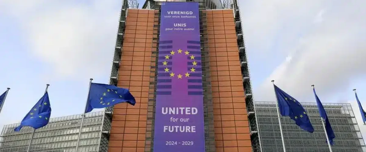 EU backs first retaliatory tariffs on US goods over Trump's levies, targeting $24B in imports across three phases. [Image via Xinhua]
