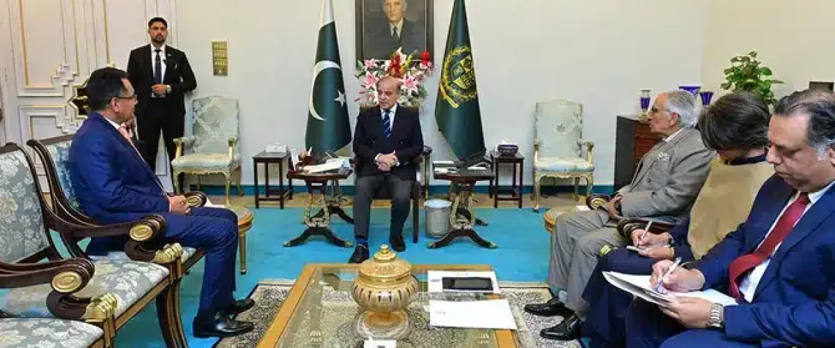Pakistan’s PM calls to translate existing goodwill into tangible cooperation, following improved relations with Bangladesh. [Image via PMO]
