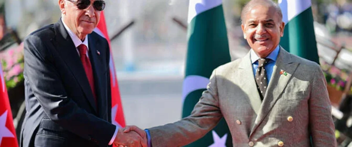 PM Shehbaz visits Ankara to boost Pakistan-Turkiye ties, discuss trade, regional issues with President Erdogan. [Image via AFP/File]