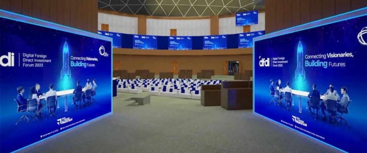 Pakistan hosts inaugural DFDI Forum 2025 to boost digital investment, showcase IT growth, and attract global tech funding. [Image via DFDI]