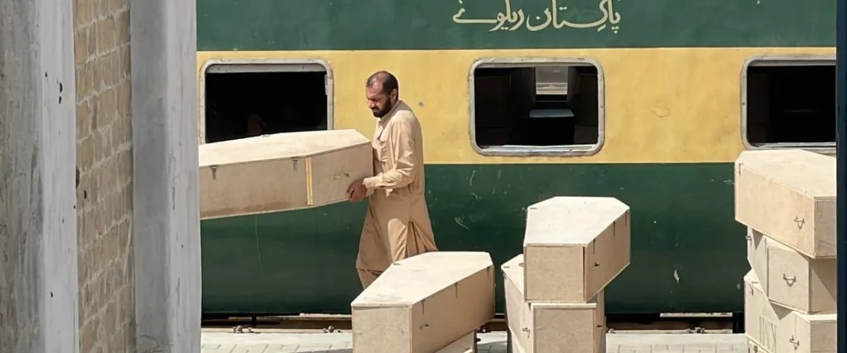 Jaffar Express attack in Pakistan kills 64; UNSC, OIC condemn terrorism as Islamabad vows justice and tightens security. [Image via BBC]