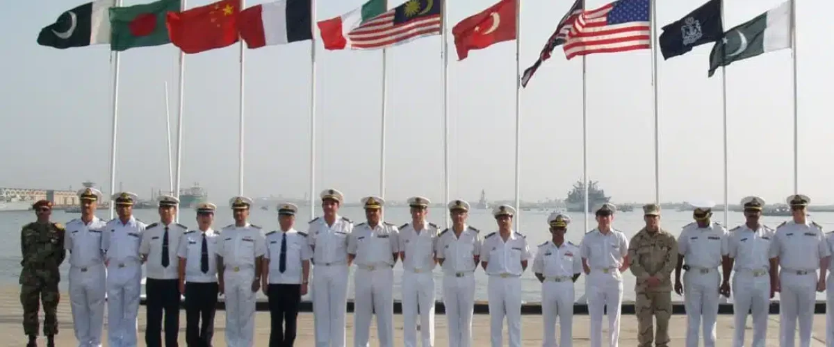 Naval Exercise AMAN 2025 promotes regional cooperation and maritime security with participation from over 50 countries. [Image courtesy Pakistan Navy]