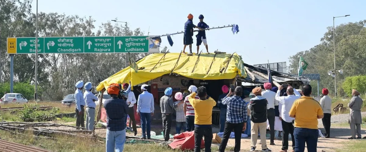 Farmers protest nationwide on March 28 against Punjab police crackdown, MSP neglect, and govt apathy—demanding urgent reforms. [Image via Reuters]