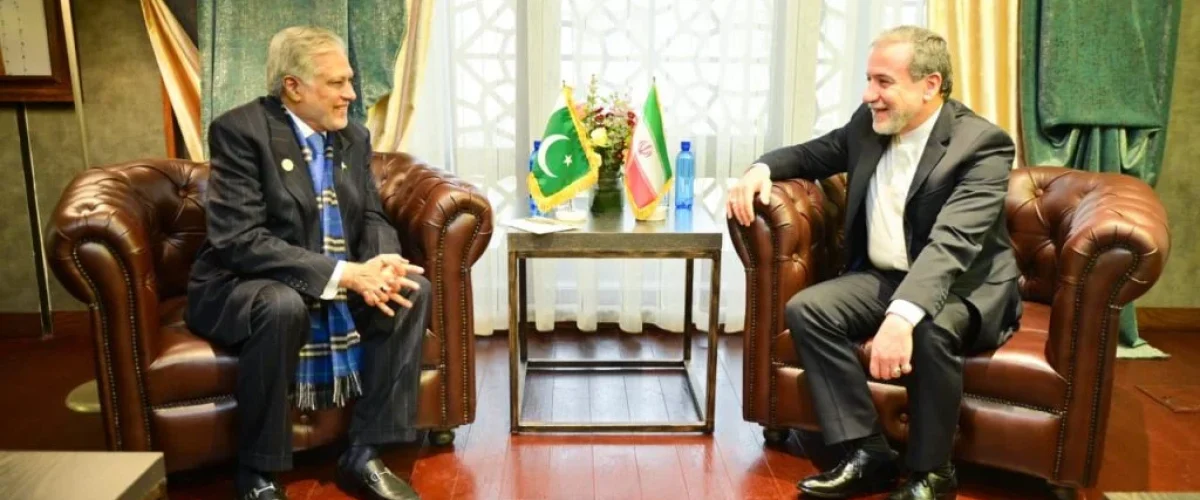 Pakistan and Iran agree to deepen bilateral cooperation in all spheres during a meeting on the ECO Council of Ministers' sidelines. [Image via APP]