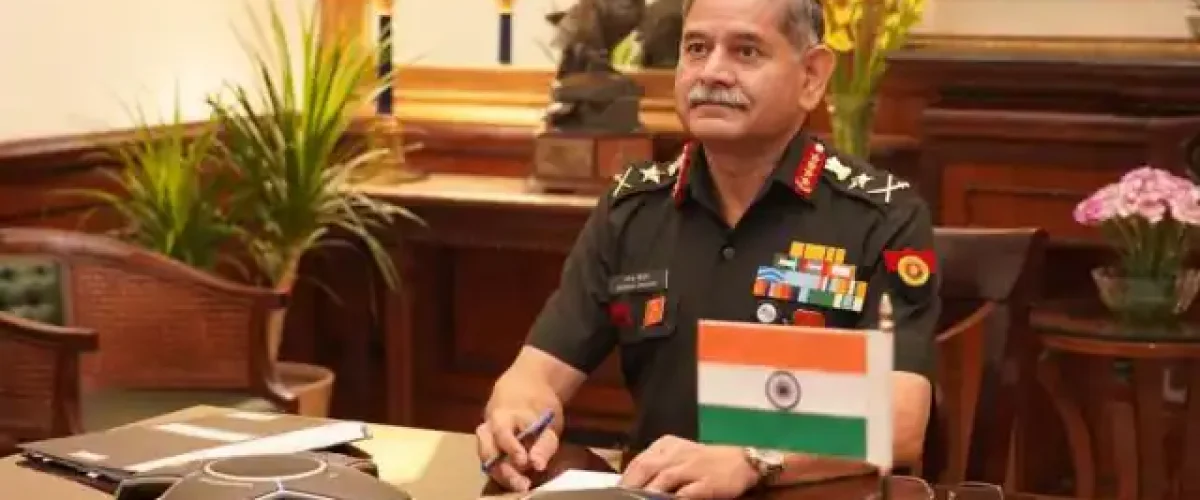 General Dwivedi on a four-day Nepalese visit aims to deepen India-Nepal defence ties through talks, training, and cooperation. [Image via The Indian Express]