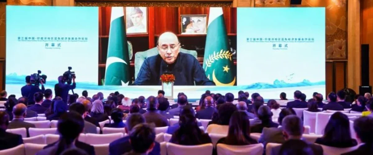 Pakistan reaffirms its commitment to marine cooperation and sustainable development at the China-Indian Ocean Forum. [Image via CPEC]