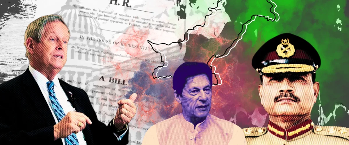 U.S. lawmakers introduce the Pakistan Democracy Act, pushing sanctions on Pakistan’s army chief, sparking diplomatic fallout. [Image via SAT Creatives]