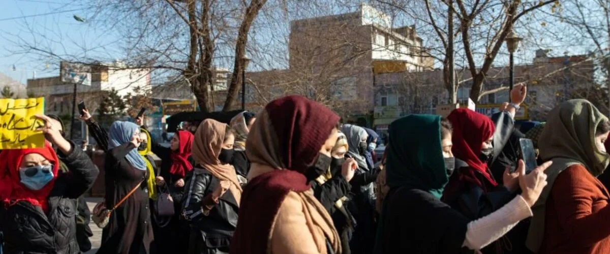 UN report warns of worsening human rights in Afghanistan under Taliban, citing gender persecution, repression, and a crisis. [Image via Amu/File]