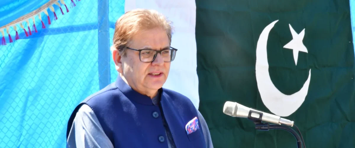 Pakistan’s Special Representative for Afghanistan, Ambassador Muhammad Sadiq spoke at Pakistan Embaasy’s flag hoisting ceremony as Guest of Honor. [Image Credits: Ambassador Sadiq’a Office].