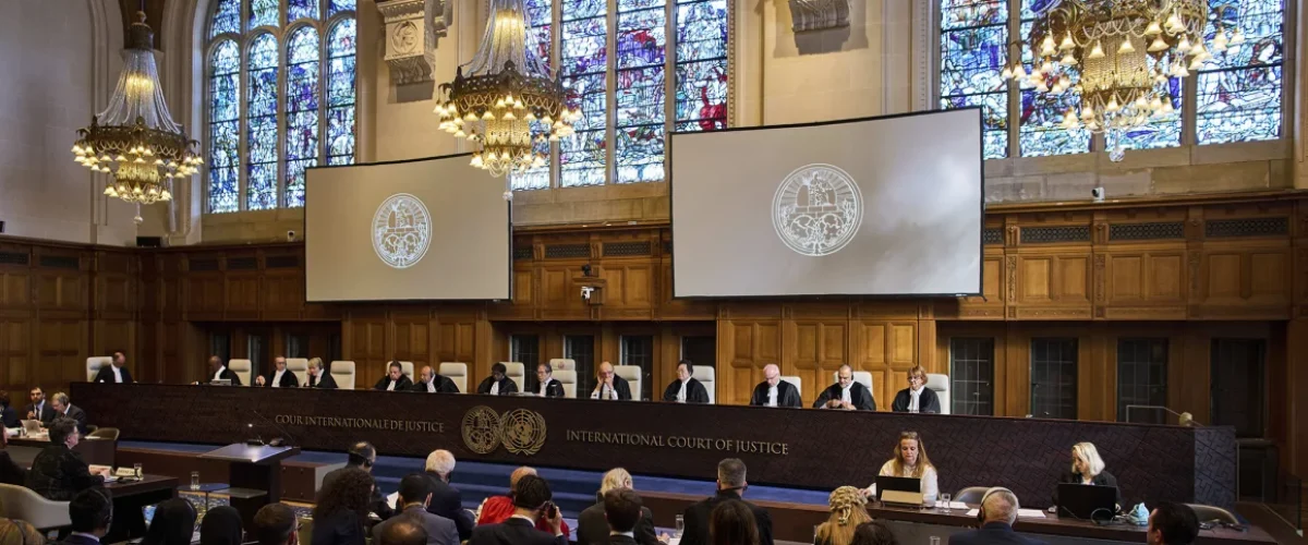 ICJ hears case on Israel's obligations to UN, aid groups, and third states in occupied Palestine amid Gaza crisis. [Image via AP]