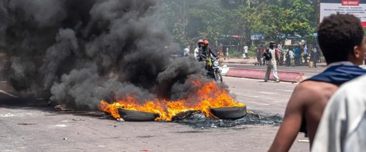 Protesters in Kinshasa targeted US, France, and Belgium embassies over M23 rebel conflict, sparking international outcry. [Image via AFP]
