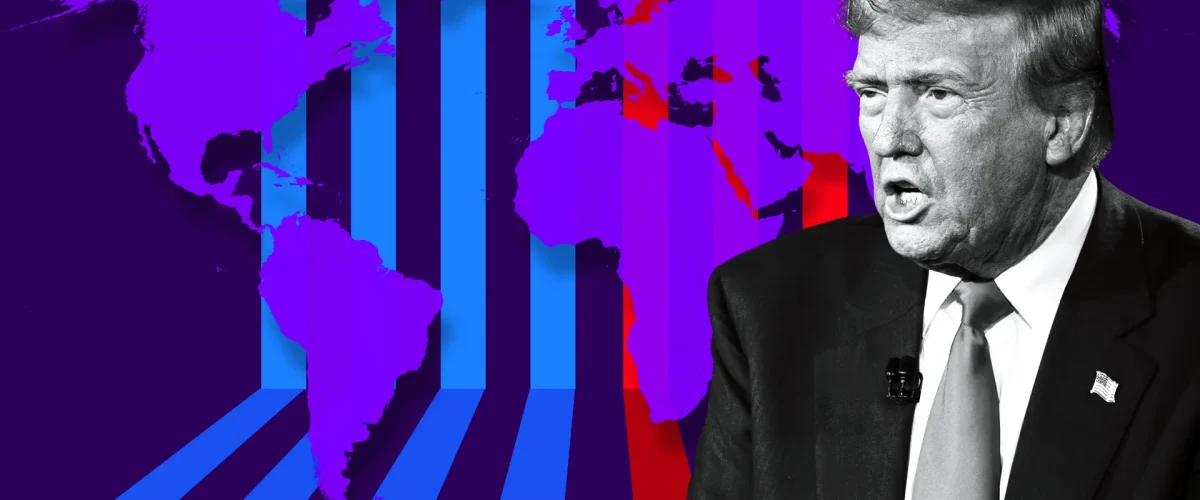 Trump's return to the Oval Office in 2025 signals a sharper, more confident era of aggressive policies and global dominance. [Image via BBC]