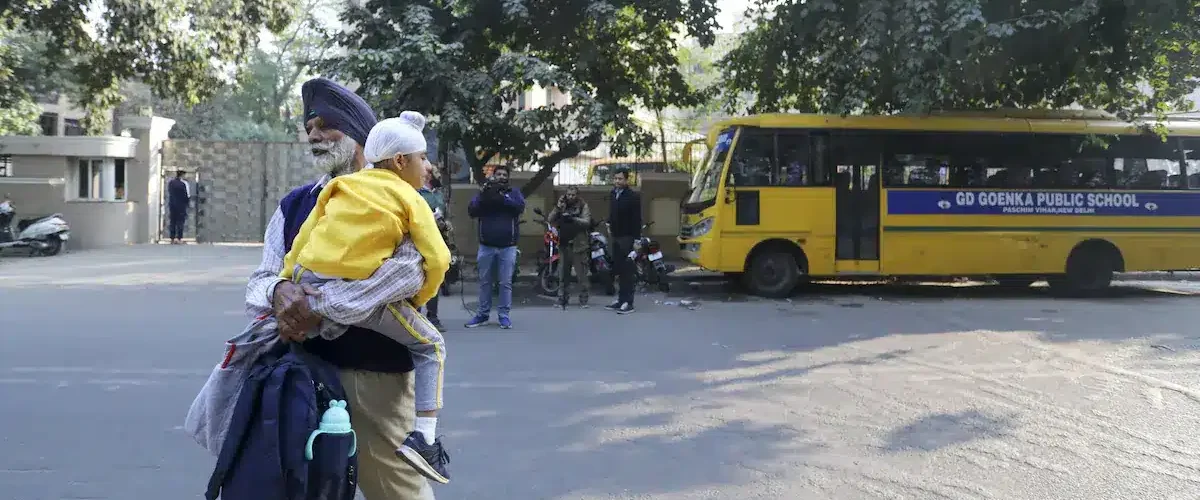 Delhi schools received a bomb threat via email, but police declared it a hoax after a thorough investigation. [Image via NDTV]