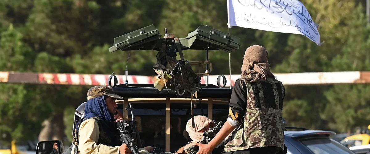 Surging ISIS-K Threat in Afghanistan; Taliban Patrol Kabul Streets: August 27, 2021. [Image Credit: Aamir Qureshi/AFP via Getty Images]