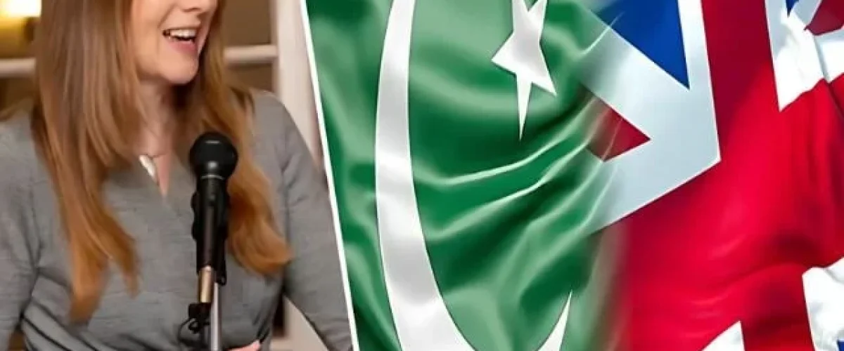 UK vows economic support to help grow Pakistan’s economy to $2 trillion, says Jane Marriott at Islamabad Business Summit. [Image via The Express Tribune]