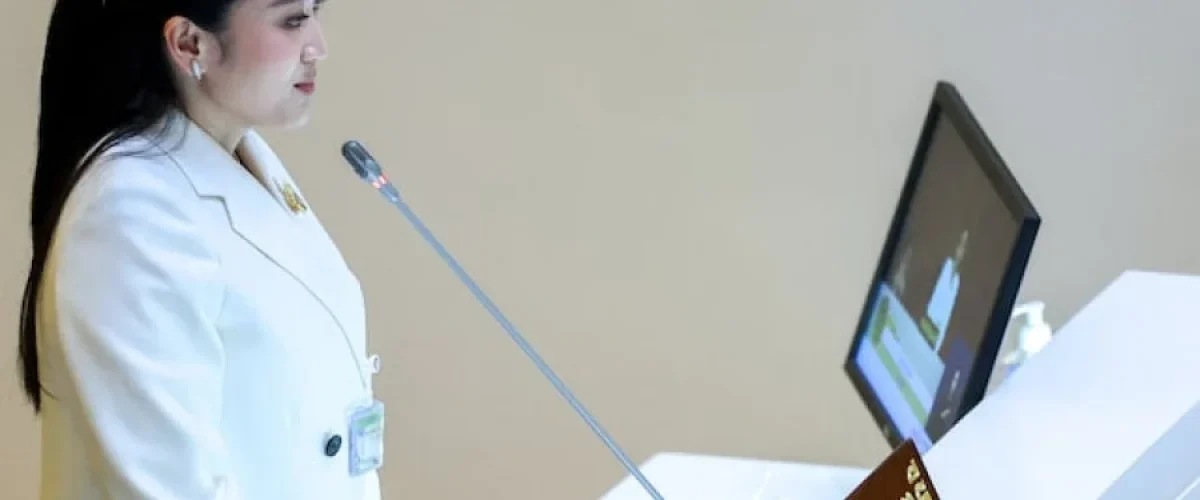 Thai PM Paetongtarn Shinawatra faces a no-confidence vote, testing her coalition's unity amid opposition allegations. [Image via Kathmandu Post]